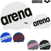 日本2023年Arena/阿瑞娜游泳帽硅胶防水专业护耳印花男女泳帽