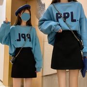 单件套装女装冬季两韩版学生长袖卫衣，+半身裙短裙子件套秋冬
