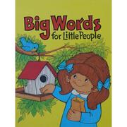 bigwordsforlittlepeoplebydonnaluggpape平装，standardpublishing小人儿的大词汇单词