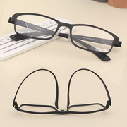 韩国进口全系列超轻不变形tr90近视眼镜架，带鼻托板材镜框超轻男女