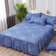 床罩床裙式席梦思床套单件床垫罩保护防尘防滑1.5米1.8m床单床笠