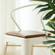 薄款皮垫子椅垫定制简约四季通用皮革座垫，家用办公餐厅椅子坐垫薄