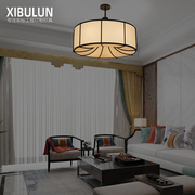新中式铁艺羊皮吊灯现代创意个性设计师卧室书房吸顶灯工程酒店灯