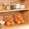 不锈钢水果篮客厅用整理筐储物，篮子厨房蔬菜，置物架收纳筐装零食
