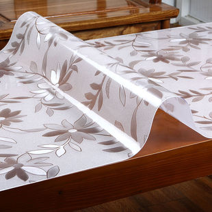 桌布防水防油防烫免洗隔热餐桌，垫茶几垫pvc塑料软玻璃水晶板花色