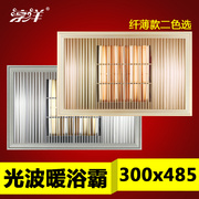 集成吊顶300x480超薄黄金管碳纤维光波浴霸浴室卫生间取暖器30x48