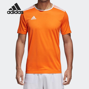 adidas阿迪达斯男子，吸汗运动足球，训练短袖t恤cd8366