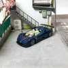 MINI GT 1 64 帕加尼 Pagani Zonda HP 敞篷 蓝色合金汽车模型