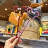 香港迪士尼乐园 米妮 蝴蝶结米老鼠动漫卡通可爱造型头铅笔