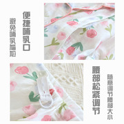 春夏季月子服薄款产后纯棉纱布，春秋孕妇哺乳睡衣5月份4x大码200斤