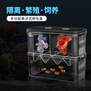 鱼苗孵化器小鱼隔离盒斗鱼，孔雀鱼热带鱼孵化盒多功能产房亚克力板