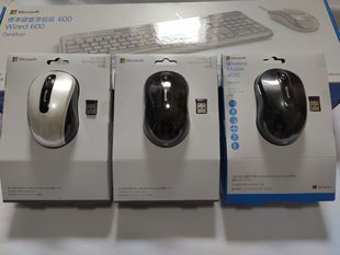 微软4000无线便携蓝影鼠标，笔记本台式机电脑商务舒适办公省电