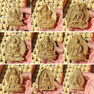 造佛像大号 西藏传统手工擦擦泥土造像塑像 文殊度母药师佛