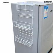 冰箱上方空间利用置物架侧收纳柜，边侧神器侧面挂钩壁挂式冰箱架子