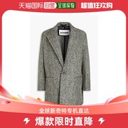 香港直邮潮奢jilsander男士羊毛混纺，毛圈大衣