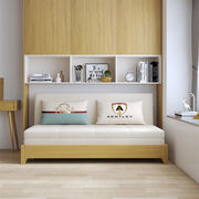 德凯深沙发床实木多功能布艺沙发床两用可折叠三人组合小户型客厅