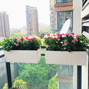 长方形花盆长条型阳台花槽悬挂懒人，自吸水北欧花盆，挂式大号种植箱