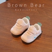 婴儿凉鞋女宝宝鞋子网面透气夏季婴幼儿6到12个月婴童学步鞋夏款8