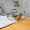 1810不锈钢加厚双耳，无涂层一体成型汤锅，火锅泡面小锅多用干锅