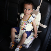 定制儿童安全座椅汽车用简易便携式小孩宝宝婴儿，车上独坐固定邦带