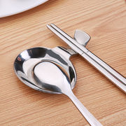 不锈钢筷子架筷托创意筷枕多用餐具摆台架筷勺托酒店酱料碟调味碟