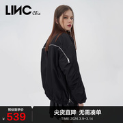 LINCCHIC金羽杰羽绒服女潮酷飞行员夹克轻暖羽绒服女Y22802010Y