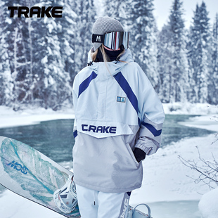 TRAKE滑雪服套装小众国潮单双板上衣男滑雪全套专业装备女