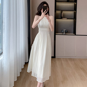 广州十三行女装连衣裙2024年时尚，潮流女连衣裙，高级感无袖