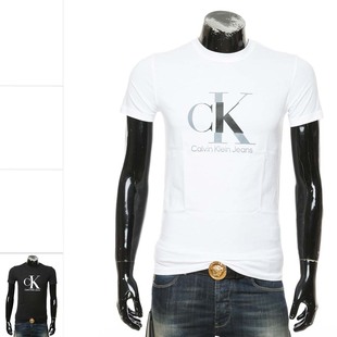 Calvin Klein Jeans CK 男士圆领网球穿搭时尚短袖T恤 J30J323299