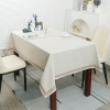 极简轻奢方形桌布布艺现代宜家书房会议台布茶几家用餐桌布长方形