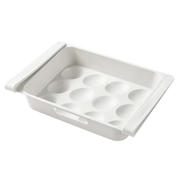 抽屉式12格收纳盒 抽拉式多格鸡蛋盒分类食物保鲜盒
