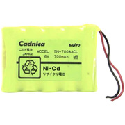 三洋sanyocadnica5n-700aacl6v700mahni-cd镍氢镍镉充电电池