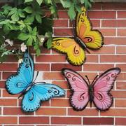 户外花园装饰庭院院子铁艺，蝴蝶挂件幼儿园墙面，壁饰阳台室外遮挡