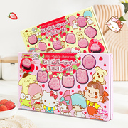 日本进口零食不二家hellokitty牛奶草莓味凯蒂猫造型巧克力盒装