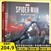 漫威蜘蛛侠游戏艺术画册设定集英文原版marvel'sspider-man彼得帕克精装，pauldavies进口原版英语书籍全英文版