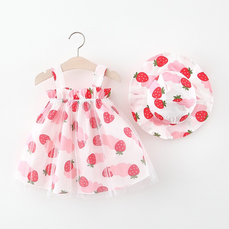 女童连衣裙1周岁礼服女宝宝，衣服公主裙子，春秋婴儿红色背心裙3洋气