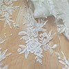 刺绣蕾丝面料贴花朵婚纱礼服童装配件沙发窗帘靠垫背景装饰布置