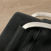 匹戏340g毛线圈重磅短卫裤男士短裤五分裤休闲纯色灰色 宽松休闲