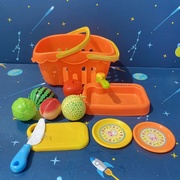 网红女孩过家家水果切切看水果篮玩具套装切水果蔬菜-3-5-7岁
