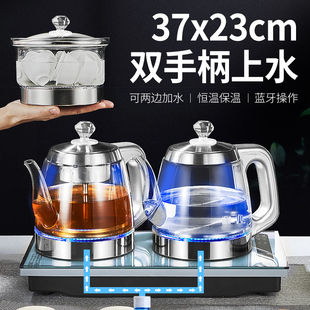 37x23全自动双底部上水，电热烧水壶抽水泡，茶具专用功夫电磁炉套装