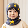 儿童冬季加绒加厚帽子围巾两件套