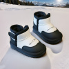 男童保暖棉靴2023冬季女小童，加绒加厚棉鞋儿童，雪地靴防水防滑