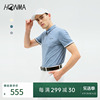 honma运动高尔夫服饰男子，短袖polo衫t恤潮流条纹运动上衣