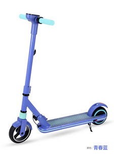电动儿童款两轮代步车一键折叠携带方便轻巧滑板车二轮滑板车