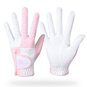 高尔夫手套女款双手GOLF超纤细布手套可水洗耐磨初学手套1双