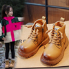 女童马丁靴2023秋季软底时尚英伦风复古洋气儿童靴子男童短靴