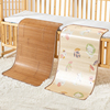 婴儿凉席夏季幼儿园儿童床冰丝双面草席学生午睡专用婴儿床竹凉席