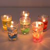 海洋果冻蜡烛生日礼物浪漫创意蜡烛，玻璃杯果冻蜡烛烛光布置情人节