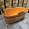 香柏木泡澡木桶老人成人家用洗澡沐浴桶中式实木浴缸浴盆木质浴桶