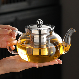 大号玻璃泡茶壶茶具套装，家用花茶水壶耐高温加厚过滤水壶煮茶壶器